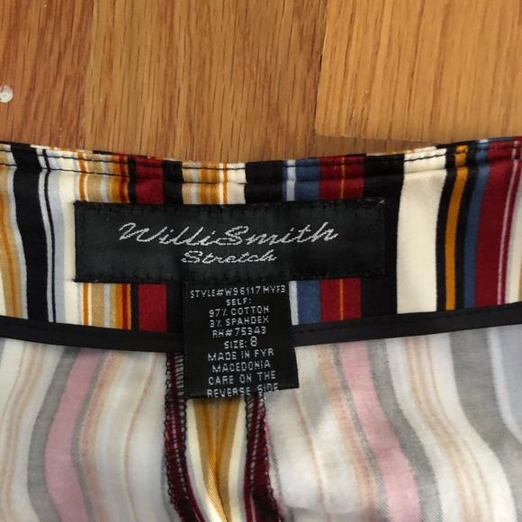Willi Smith cropped striped pant. Size 8 - Picture 3 of 6